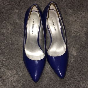 Blue Pointed Heel